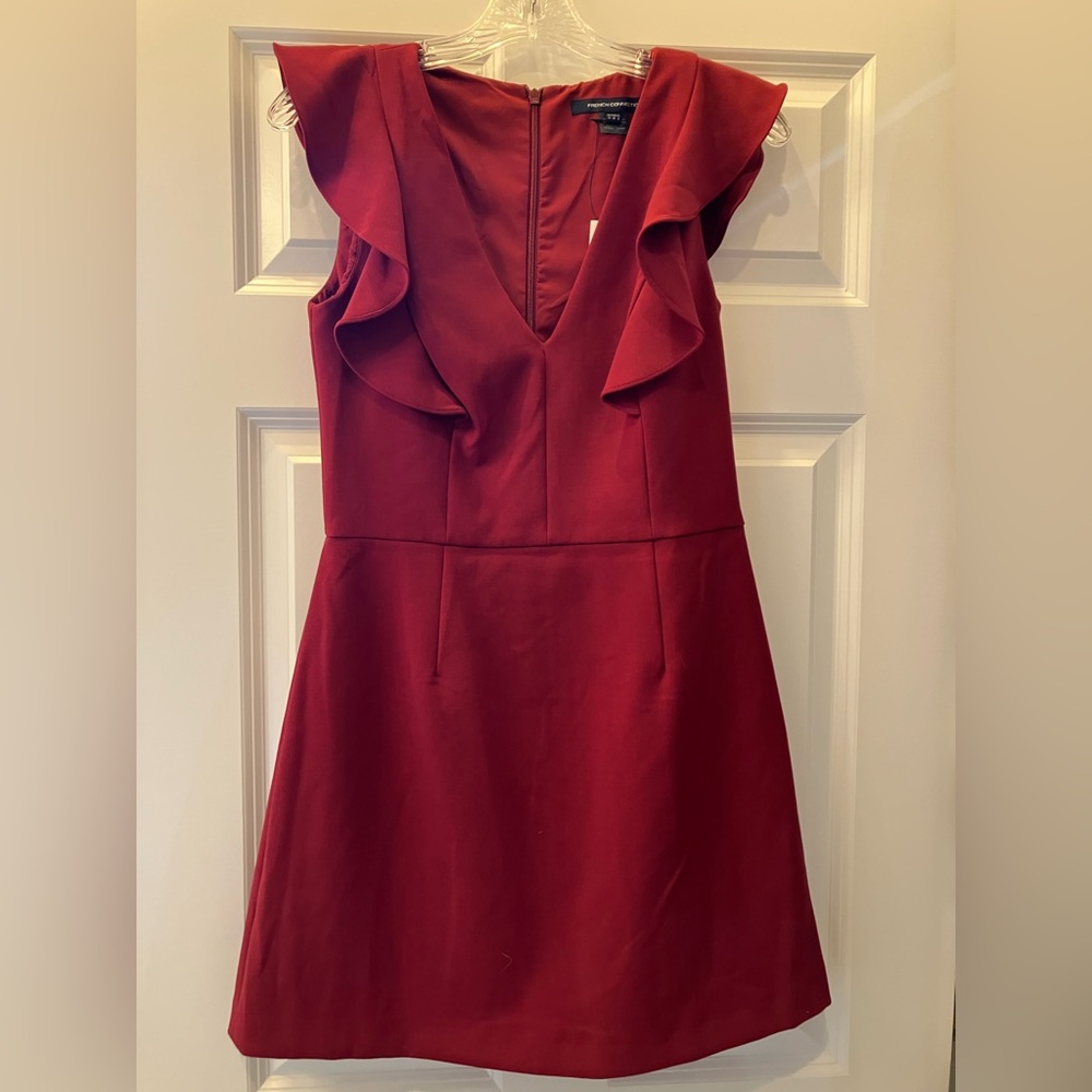 French Connection Bold Red Mini Dress